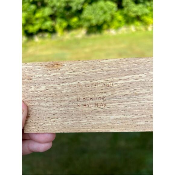 Borodin & Byliniak Detailed Wood Art Polish Figure Plague. - Picture 6 of 12